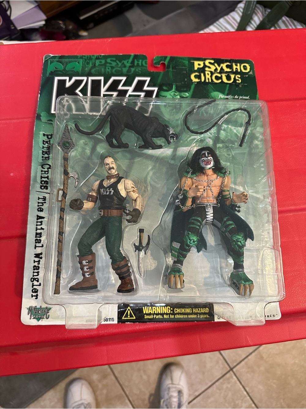 Kiss Psycho Circus Action Figure Set - Green and Black